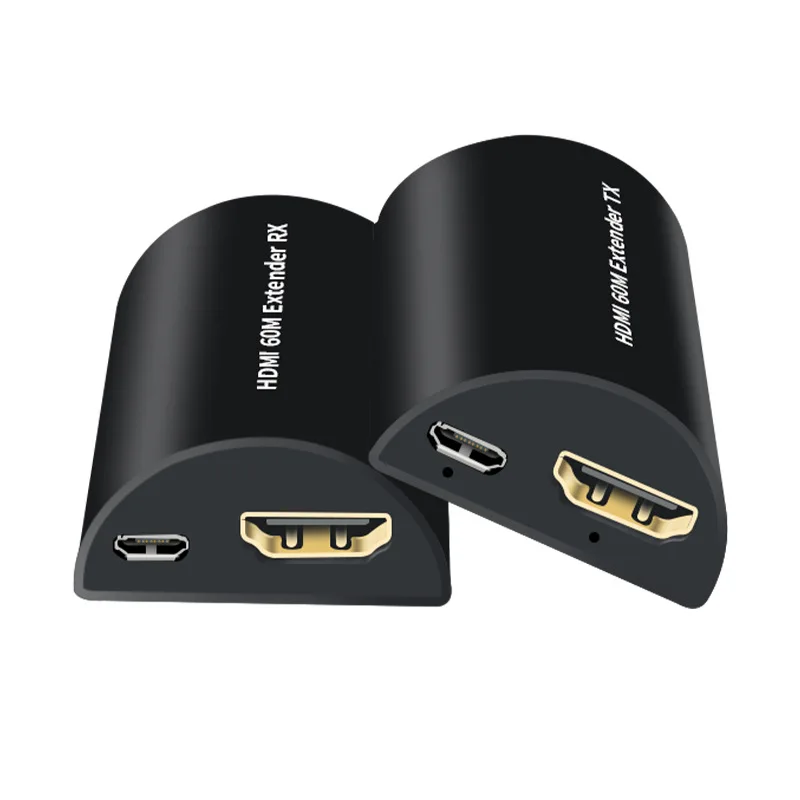 HD 1080P 60hz HDMI Extender 60M 30M 50M Extension Over CAT5e Cat6 UTP LAN RJ45 Ethernet Cable Audio Video Converter Laptop To TV |