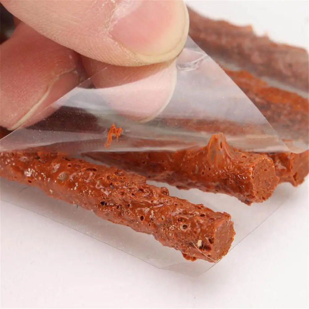 

60Pcs Universal Tubeless Tire Repair Strips Stiring Glue Tyre Puncture Emergency Car Motorcycle Bike Tyre Maintenance Strips