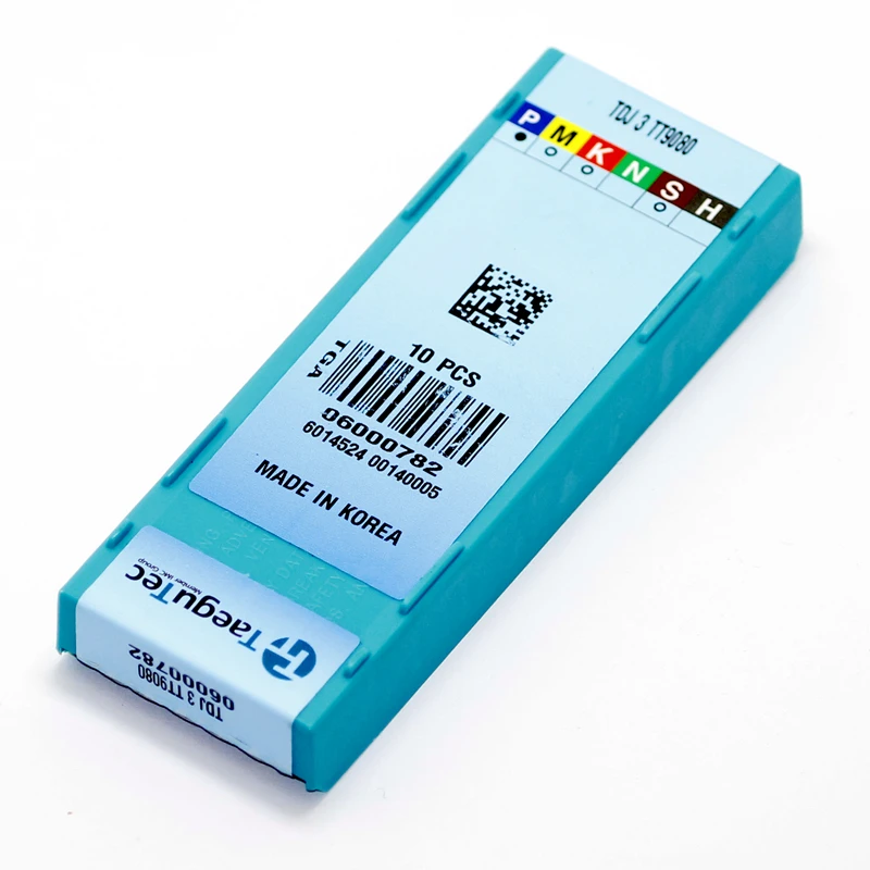 TDJ3 TT9080 10 шт./лот TaeguTec, просечки пазов и вставки