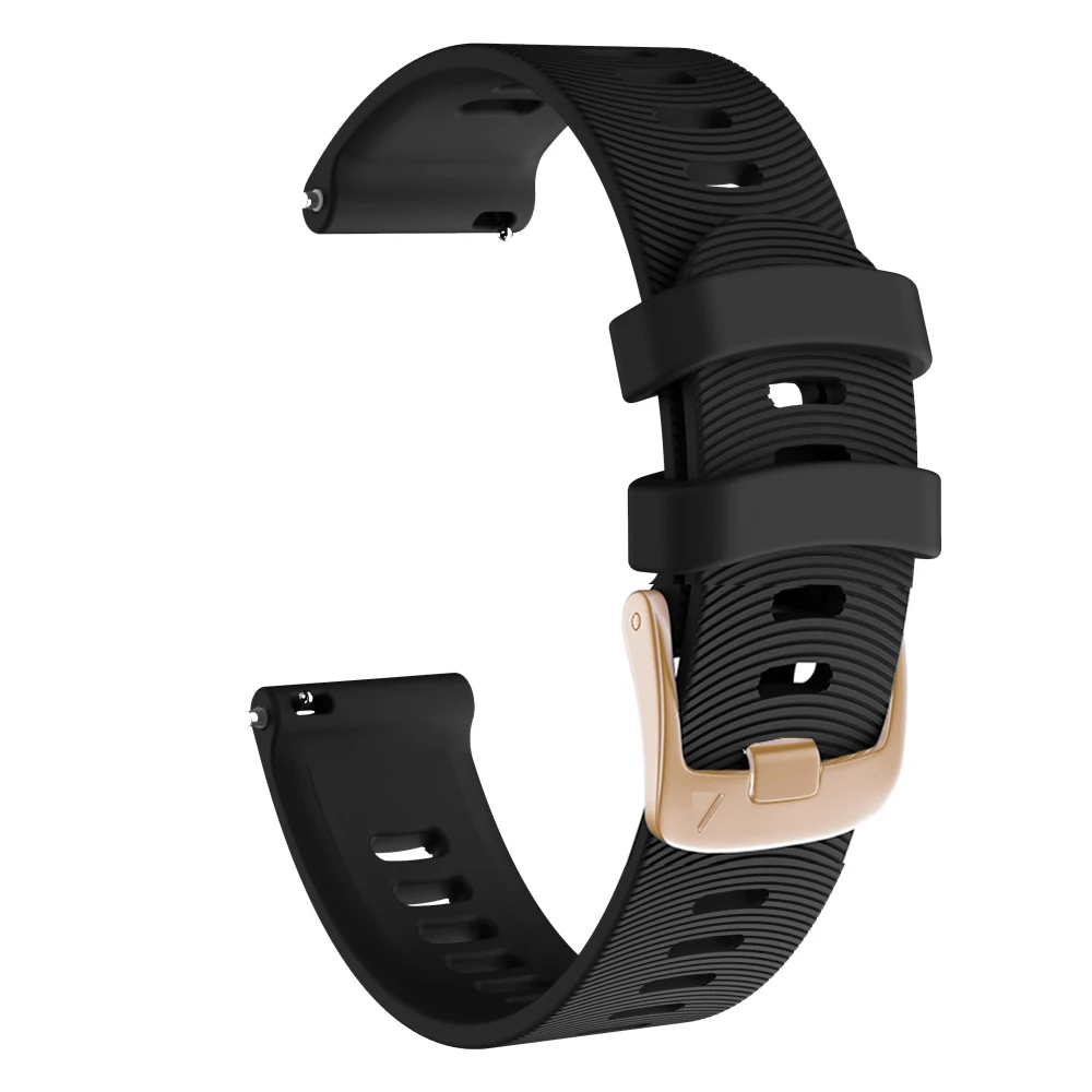 

20MM Soft Silicone Watch strap for Garmin Venu/Forerunner 245/245M/Vivoactive 3 Smart watches band for Forerunner 645 Wristband