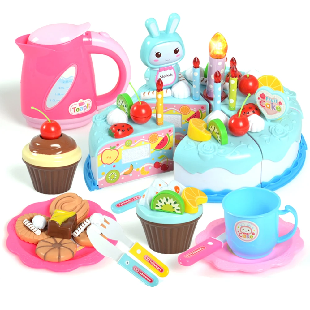 62 шт./компл. для лазерной резки дня рождения вечерние игрушечный набор Торт