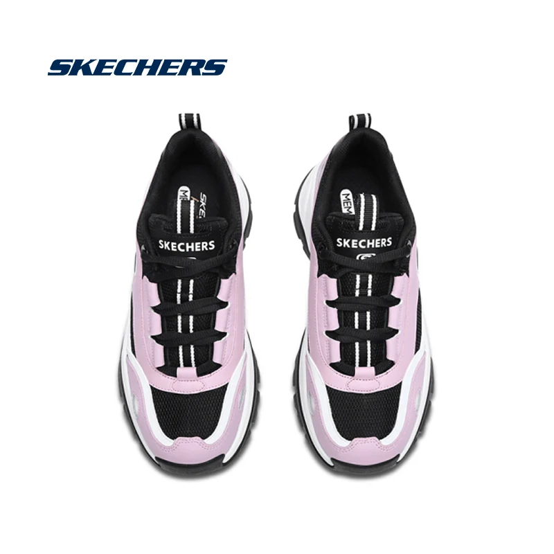 Обувь Skechers; женская повседневная обувь D'lites; кроссовки на платформе; обувь на танкетке; Женская оригинальная обувь; Zapatos De Mujer; 88888327-PKBK