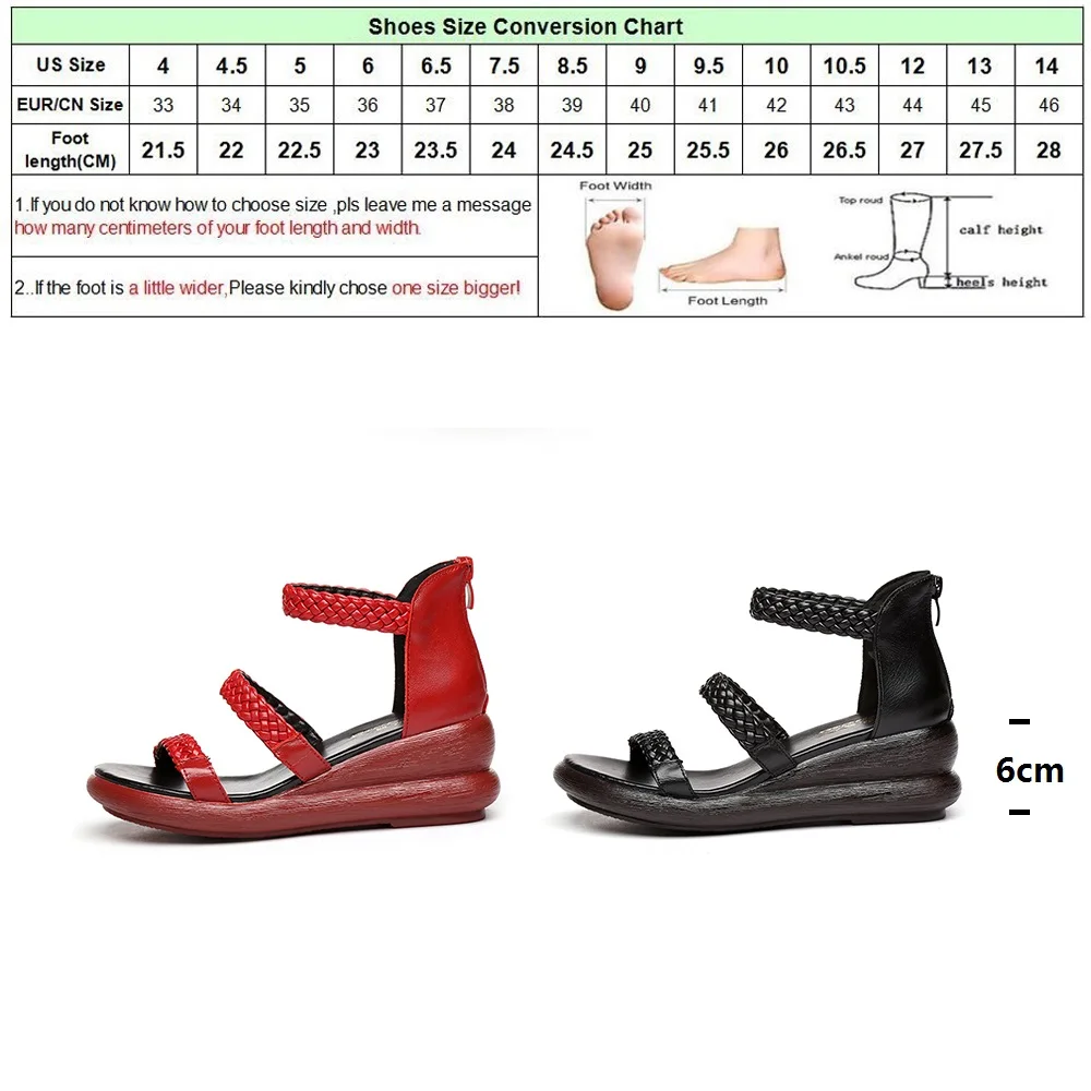 DRFARGO Shoes Women Summer Sandals 6cm Wedged Strap Back Heel soft sole Genuine Leather Handmade | Обувь