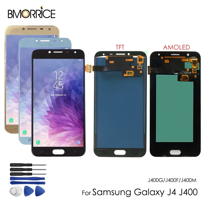 

AMOLED/TFT For Samsung Galaxy J4 J400 J400G J400F J400M J400F/DS J400G/DS LCD Display Touch Screen Digitizer Assembly J4 2018