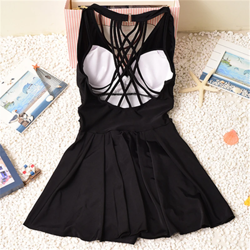 M-3XL женский купальник большого размера Цельный с пуш-ап купальный костюм