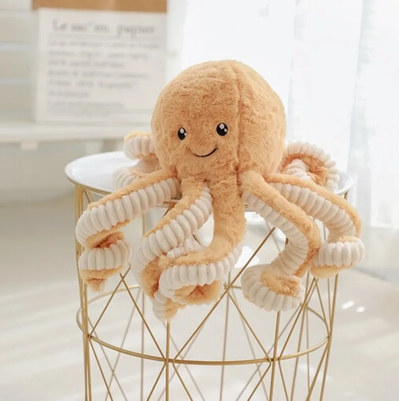 Hot Sale 18/40/60/80cm Lovely Simulation Octopus Pendant Plush Stuffed Toy Soft Animal Home Accessories Cute Doll Children Gifts | Игрушки и