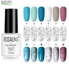 ELECOOL Гель-лак для ногтей в виде яиц для маникюра Набор для дизайна ногтей полупластиковая УФ-лампа лаки для ногтей базовое верхнее покрытие Гель-лак для ногтей