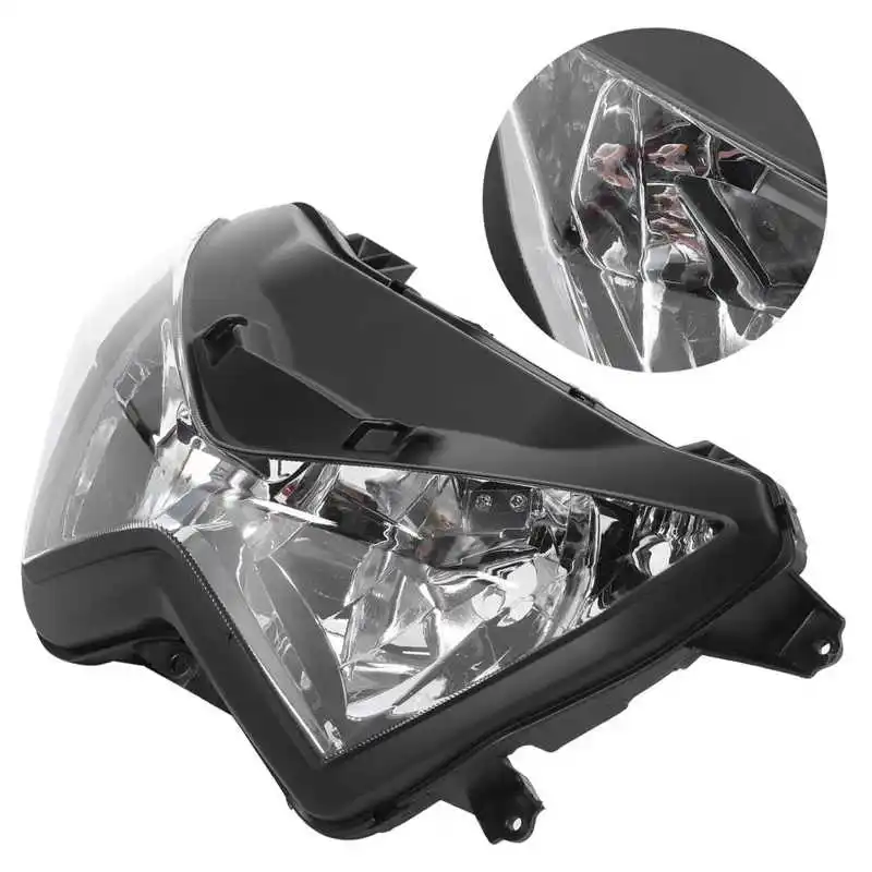 

Motorcycle Headlight Clear Lens Cover Assembly Replacement Fit for Kawasaki Z800 Z250 Z300 2015 2016