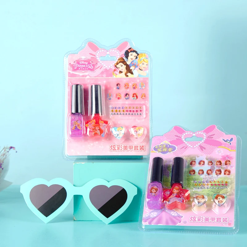 Стикеры для ногтей Disney Холодное сердце набор игрушек моющийся лак София пони