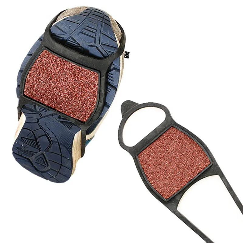 1 пара зимних Противоскользящих ботинок для снежной погоды с грубым песком