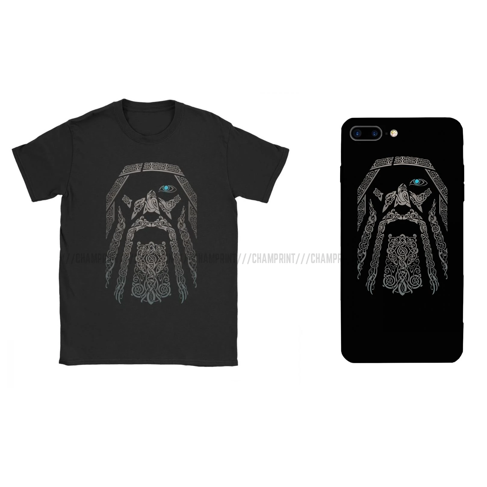 Мужская футболка ODIN Vikings Valhalla, хлопковые винтажные Топы больших размеров, футболки размера плюс, большие размеры, одежда больших размеров 4XL 5XL 6XL