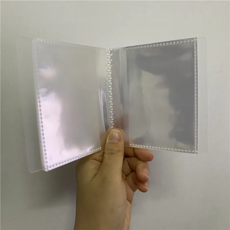 Мини-держатель для карт 36 емкостей с прозрачной крышкой 6*9 см держатель карточек