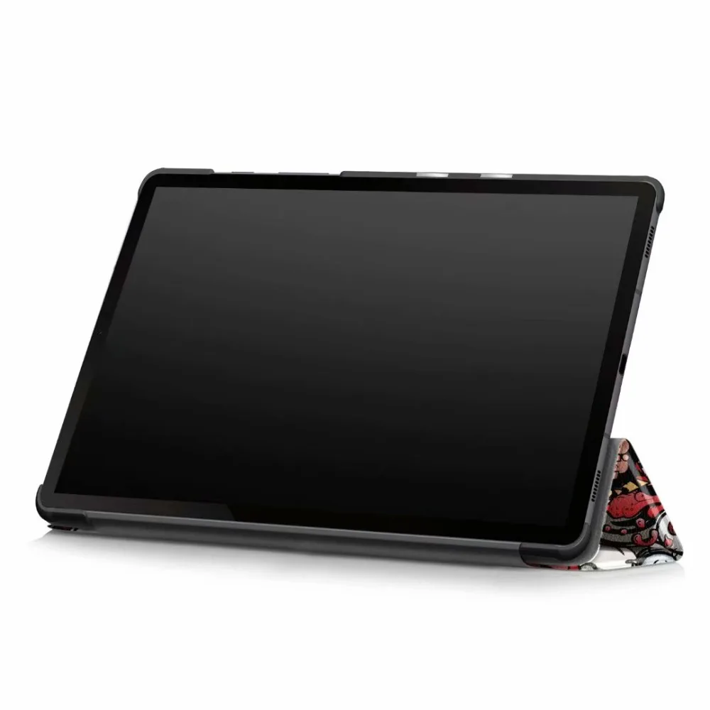 Ультра тонкий чехол для samsung Galaxy Tab S6 10,5 SM-T860 SM-T865 Подставка для планшета умный чехол для samsung Galaxy Tab S6 Чехол+ пленка