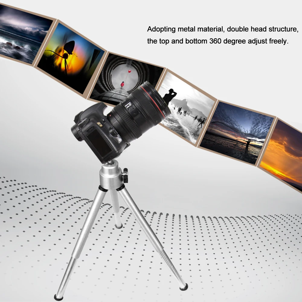 

Mini Tripod Holder Stand Adjustable For Camera Mobile Phone Video Projector Floor Support Foot Flexible Small Beamber Bracket