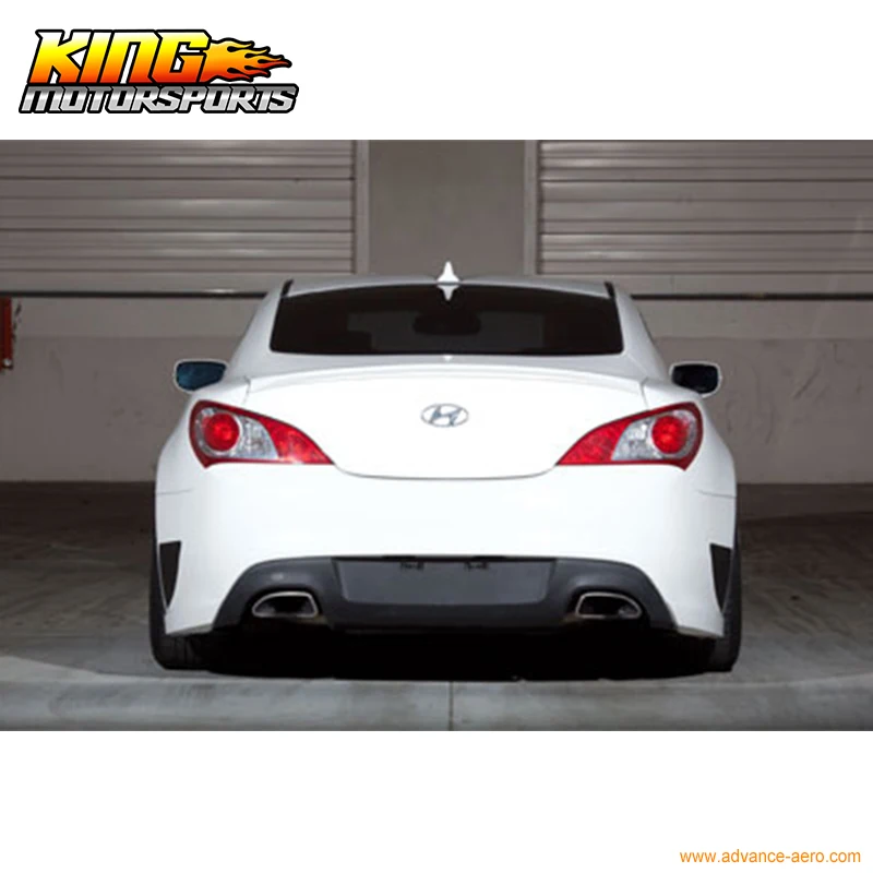 Подходит для 10-12 HYUNDAI GENESIS купе 2DR задний бампер спойлер BODYKIT ПУ | Автомобили и