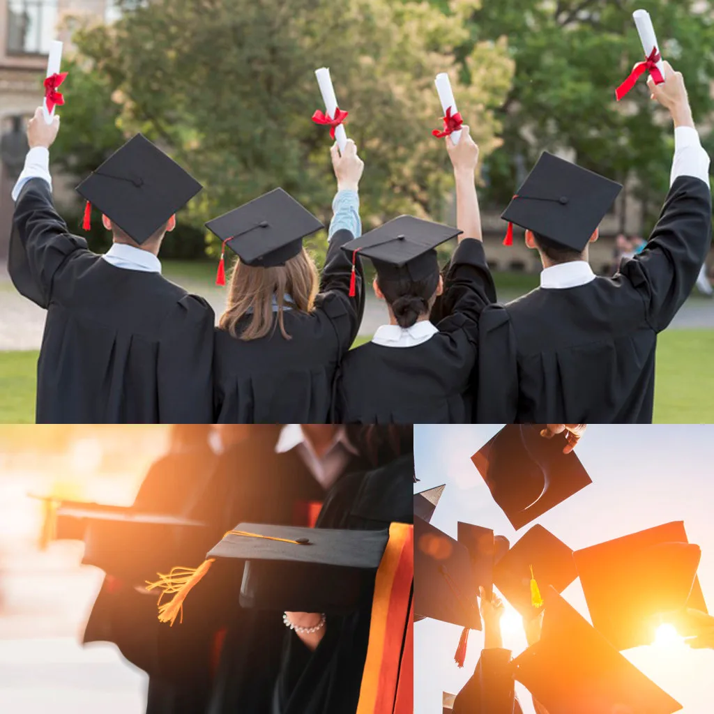 Школьная вечеринка для выпускников дома и гнезда шапка с кисточками кепка