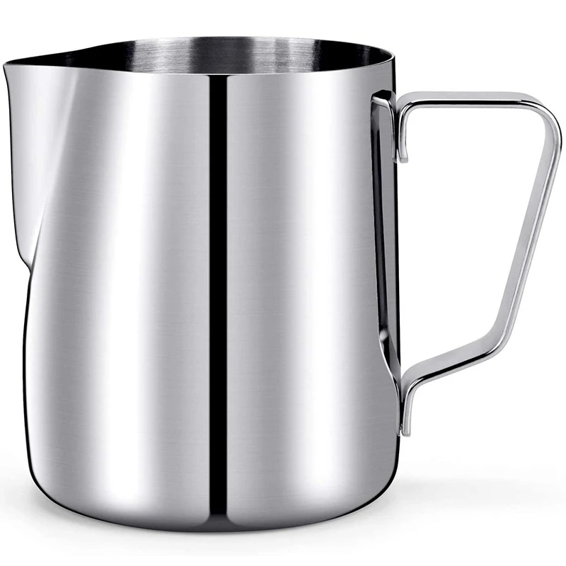 

350ml Milk Pitcher, Stainless Steel Espresso Pitcher Latte Frothing Pitcher,Milk Froth Cup with Scale Garland