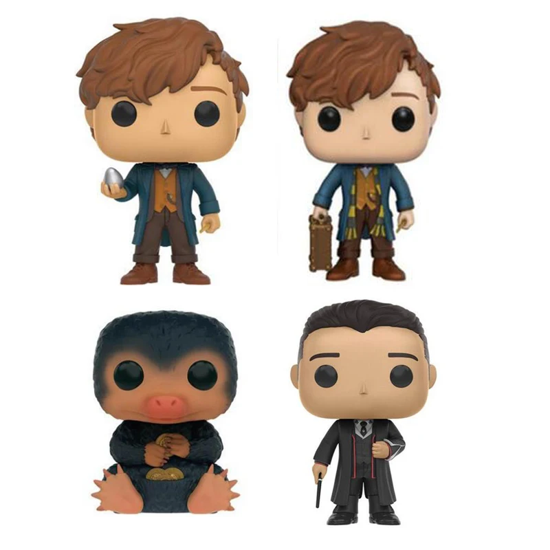 Funko Pop с фантастическими животными и где их найти 10 см NEWT SCAMANDER NIFFLER Thestral Pickett виниловые фигурки модель игрушки