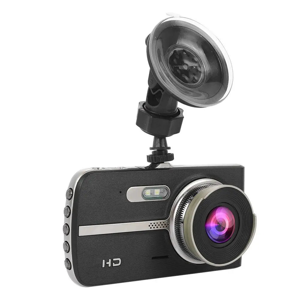 

Vehemo Driving Recorder 1080P HD 4Inch Front and Rear Dash Cam IPS Screen Parking Monitor Car Camera Night Vision Universal