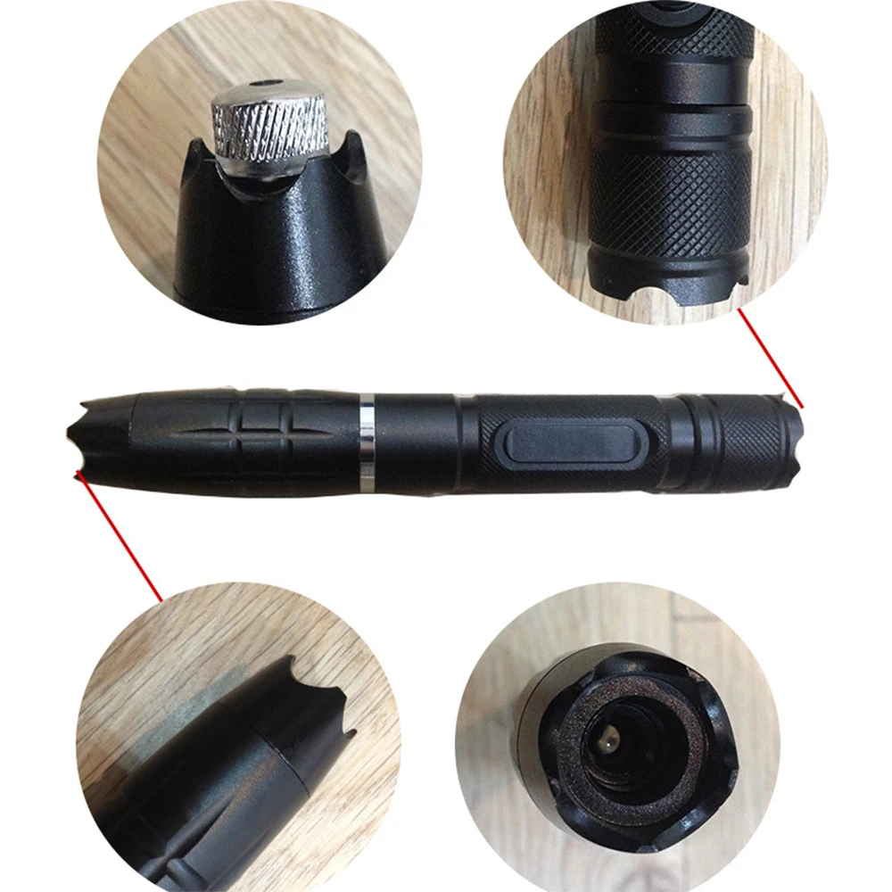 

Powerful Blue Burning Flashlight 10000m Laser Flashlight 450nm Focusable Flashlight Burning Matching With 5-Star Cap