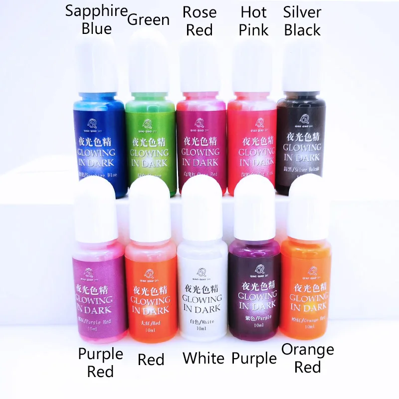 10-Цвет световой Цвет набор сделай сам для силиконовые формы ing пигментный