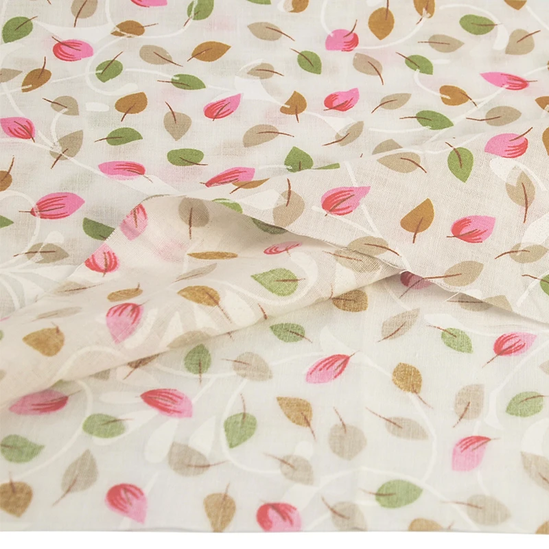 2016 New Three Coluor Leaves Design Patchwork Tecido Decoration Sewing Fabric 100% Cotton Tela Dolls Home Textile Plain Art Work|fabric textiles