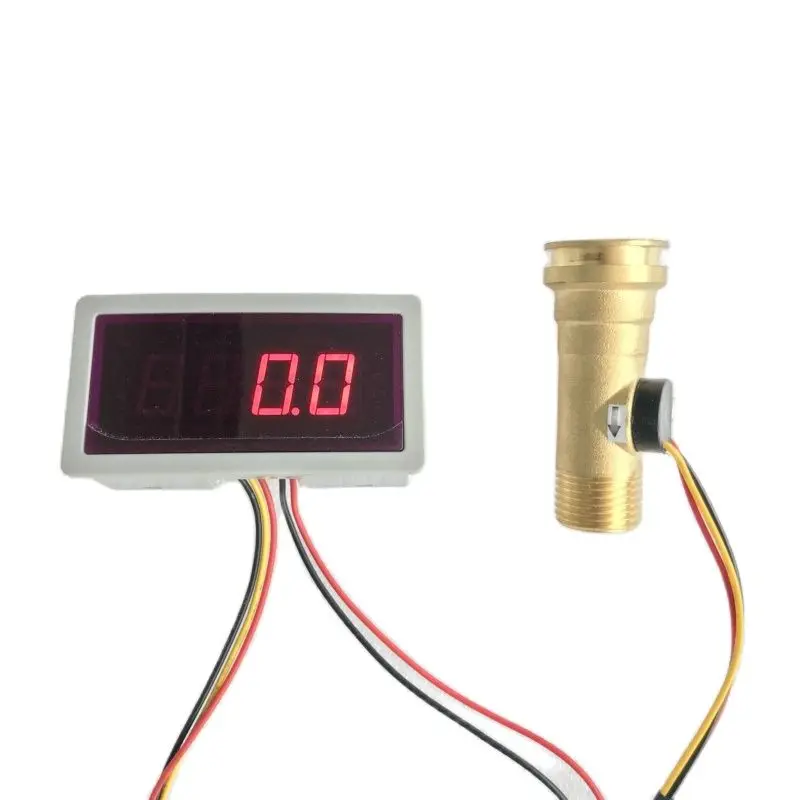 Medidor de Fluxo Instantâneo com Monitor de Água Us308mt Digital Taxa de Fluxo Espelhamento da Bomba de Proteção Sensor Isentrol Medidores de vazão