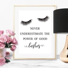 Модные Искусственные ресницы для наращивания, руководство технического специалиста, настенное искусство, Картина на холсте, постеры и принты для гостиной, домашний декор