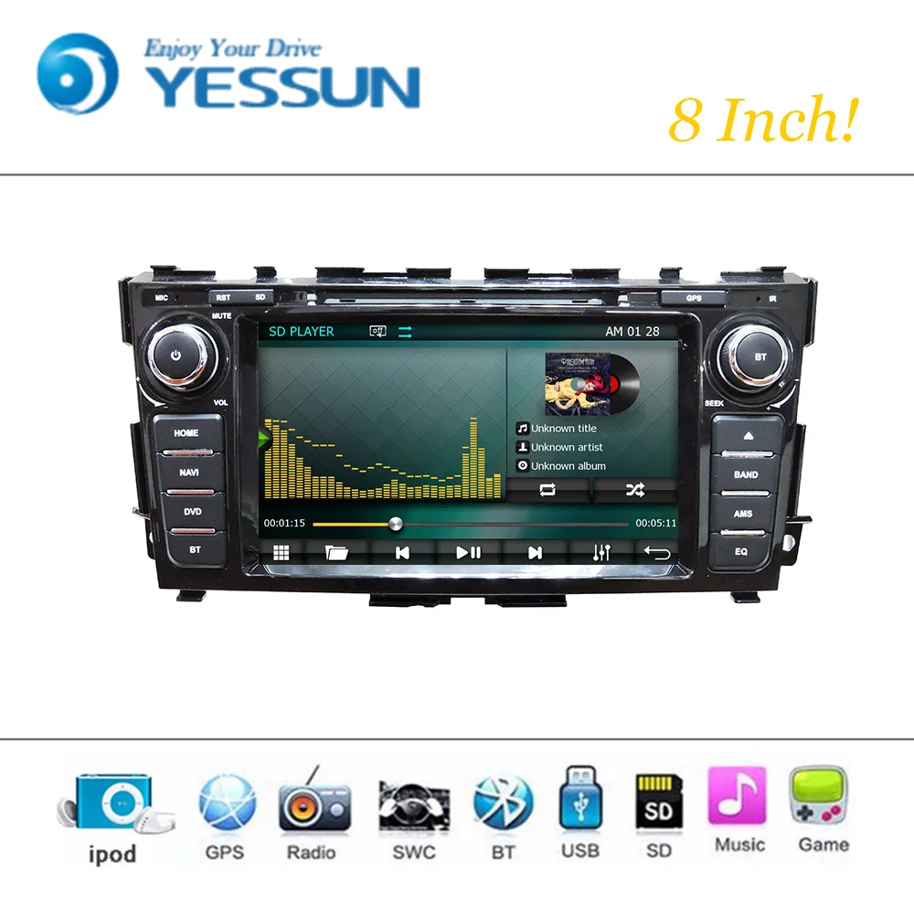Автомобильный DVD плеер Wince система для Nissan Teana 2013 2015 Авторадио Стерео GPS навигация