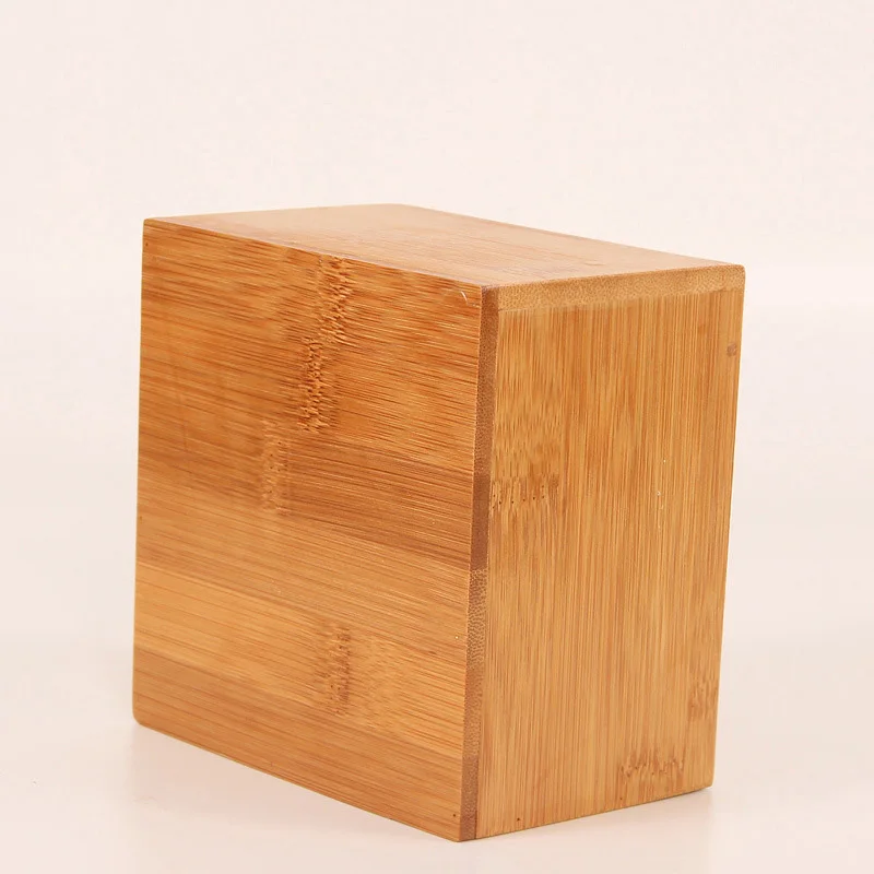 Натуральная квадратная бамбуковая коробка для салфеток бумажная салфетка