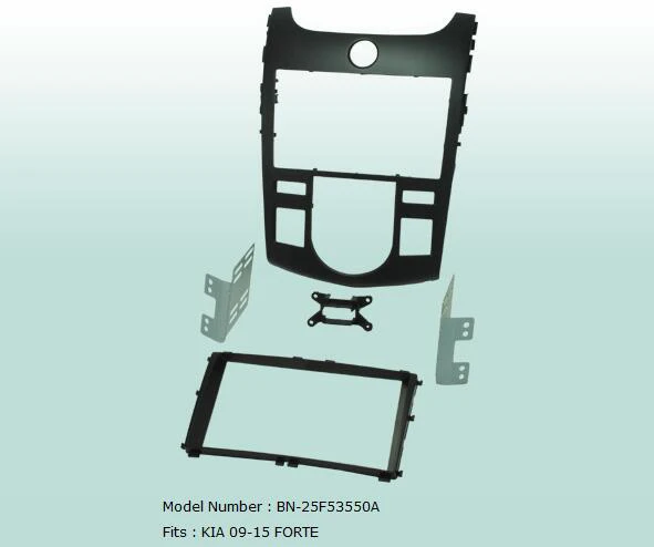 

Автомобильная облицовка, 2 Din, рамка для звуковой панели, комплект приборной панели для Kia Forte, автомобильный Кондиционер, версия 2009, 2010, 2011, 2012,...