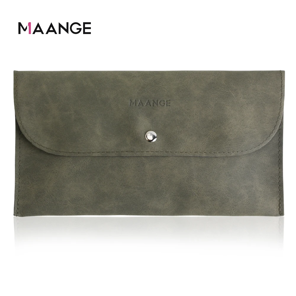 Из искусственной кожи для путешествий MAANGE пустой держатель косметических кистей