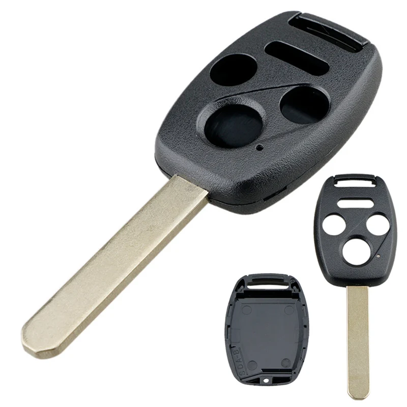 4 кнопки 1 шт. Черный Прочный Замена дистанционного ключа оболочки чехол Брелок