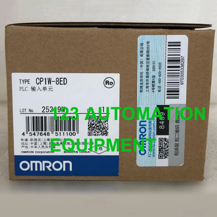 

Новая оригинальная коробка OMRON CP1W-8ED CP1W-8ET CP1W-8ET1 ПЛК