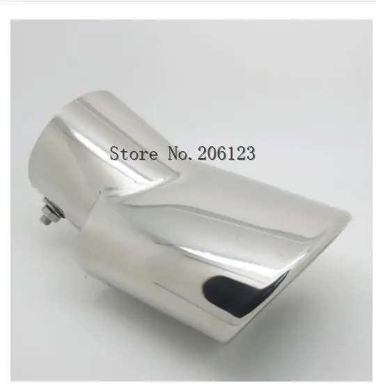 304 нержавеющая сталь Синий Серебристый задний хвост глушитель наконечник трубы