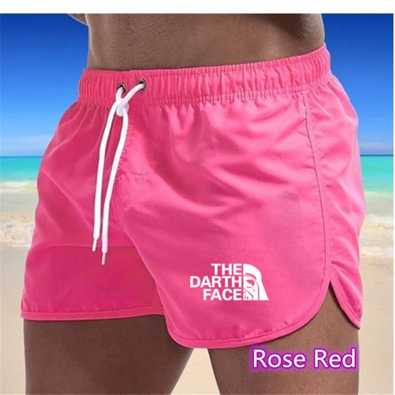 

New Summer Gyms Fitness Hot Shorts Men's Solid Color Shorts Men's Summer Loose Breathable Casual Shorts Beach Shorts Large Size