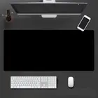 FFFAS 120x60 см большой подходящий размер полностью черный коврик для мыши игровой коврик для компьютерного ноутбука настольная клавиатура