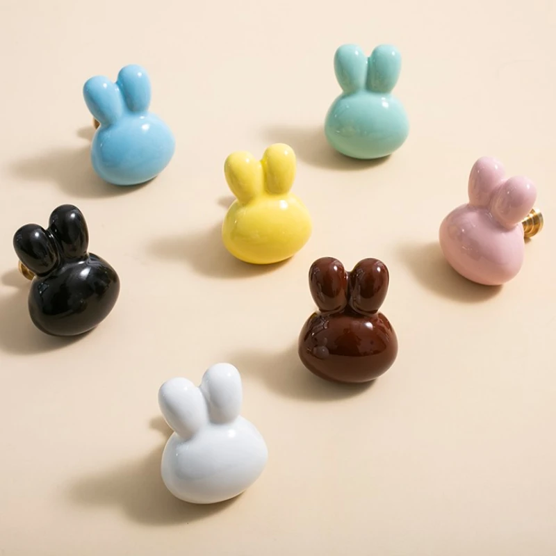 Бело-розовые ручки для ящиков детские керамические шкафов и | Строительство