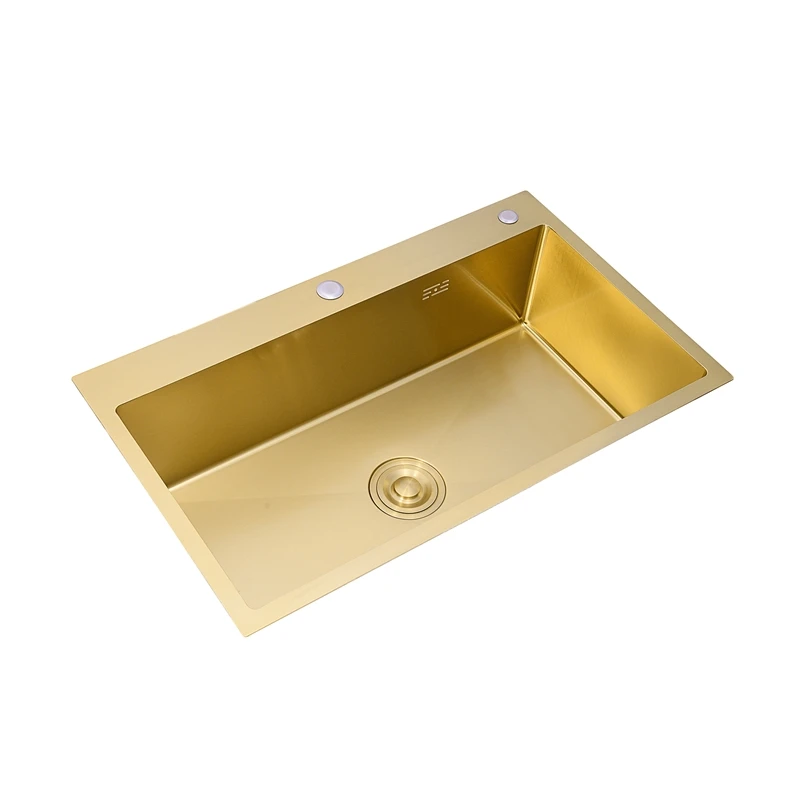 

Brushed Gold Kitchen Drains Stainless Steel Kitchen Accessories Set for Gold Kitchen Sinks