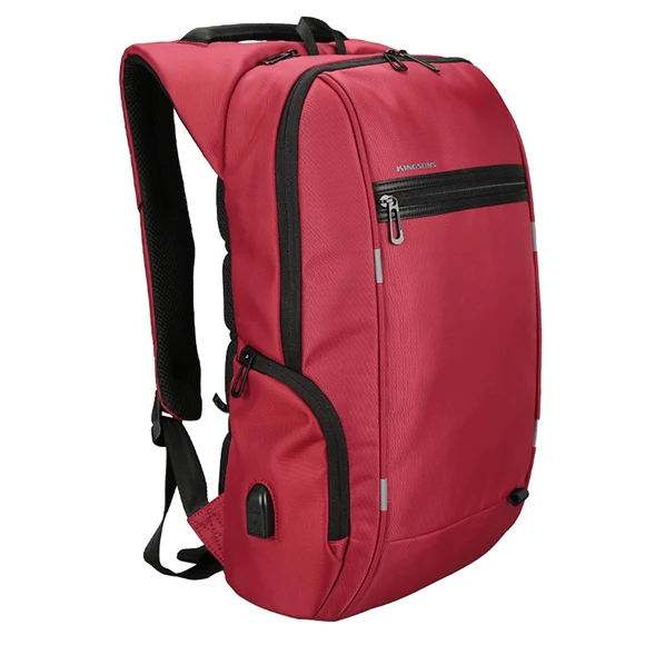 Model B Red Kingsons мужской женский рюкзак Водонепроницаемый 13-13,3/15-15,6/17-17,3 дюймов Рюкзак Для Ноутбука Мужской Женский школьные ранцы для мальчиков и девочек - Цвет: Model B Red