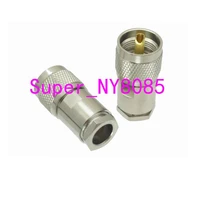 uhf pl259 male plug clamp rg8 lmr400 rg165 rg213 rf connector