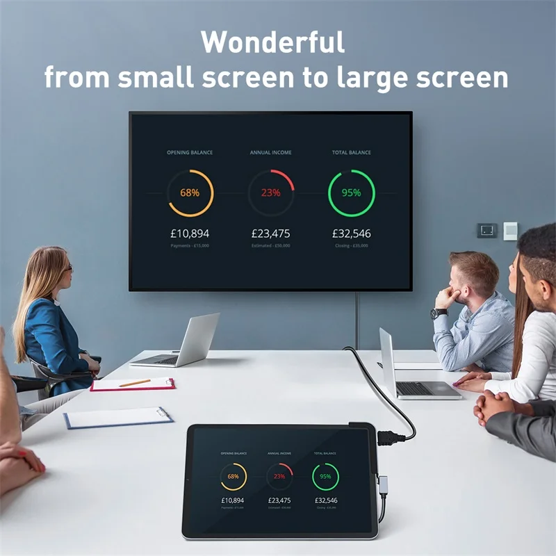 Usb хаб Baseus с сплиттер для USB 3 0 HD usb поддержка 4K Type C концентратор MacBook Pro адаптер