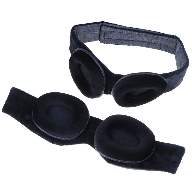 

1Pcs Natural Sleeping Eye Mask Eyeshade Cover Shade Eye Patch Women Men Soft Portable Blindfold Travel Eyepatch 3D Sleep Mask