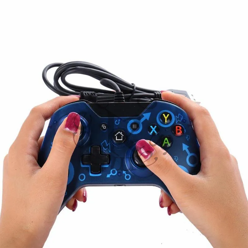 USB проводной игровой контроллер для Xbox One тонкий портативный Двойной