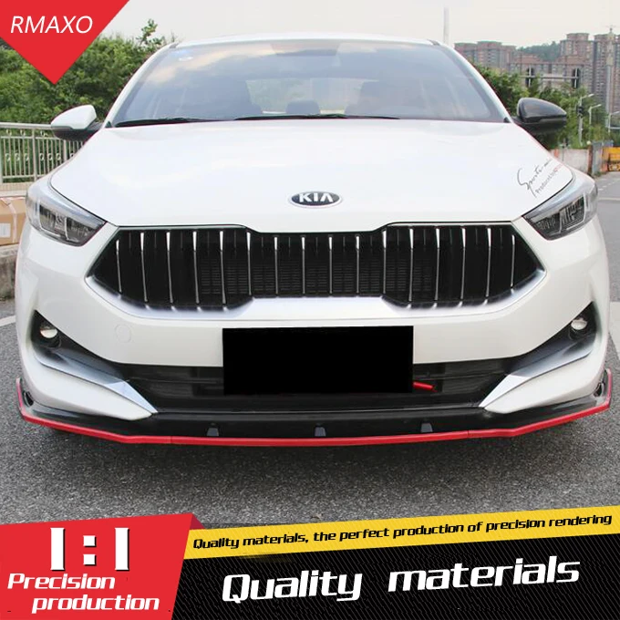 Для KIA K3 Forte Body kit спойлер 2019 2020 ABS задний передний бампер диффузор защитные