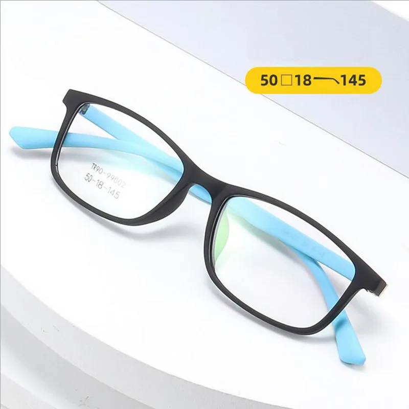 

New Arrive TR90 Square Glass Frame Fashion Retro Rubber Titanium Myopia Presbyopia Optician Frame For Women and Men F9002