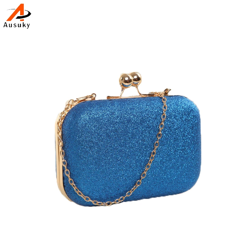 Вечерняя сумочка женские вечерние Свадебный Блестящий цепи с украшением в виде