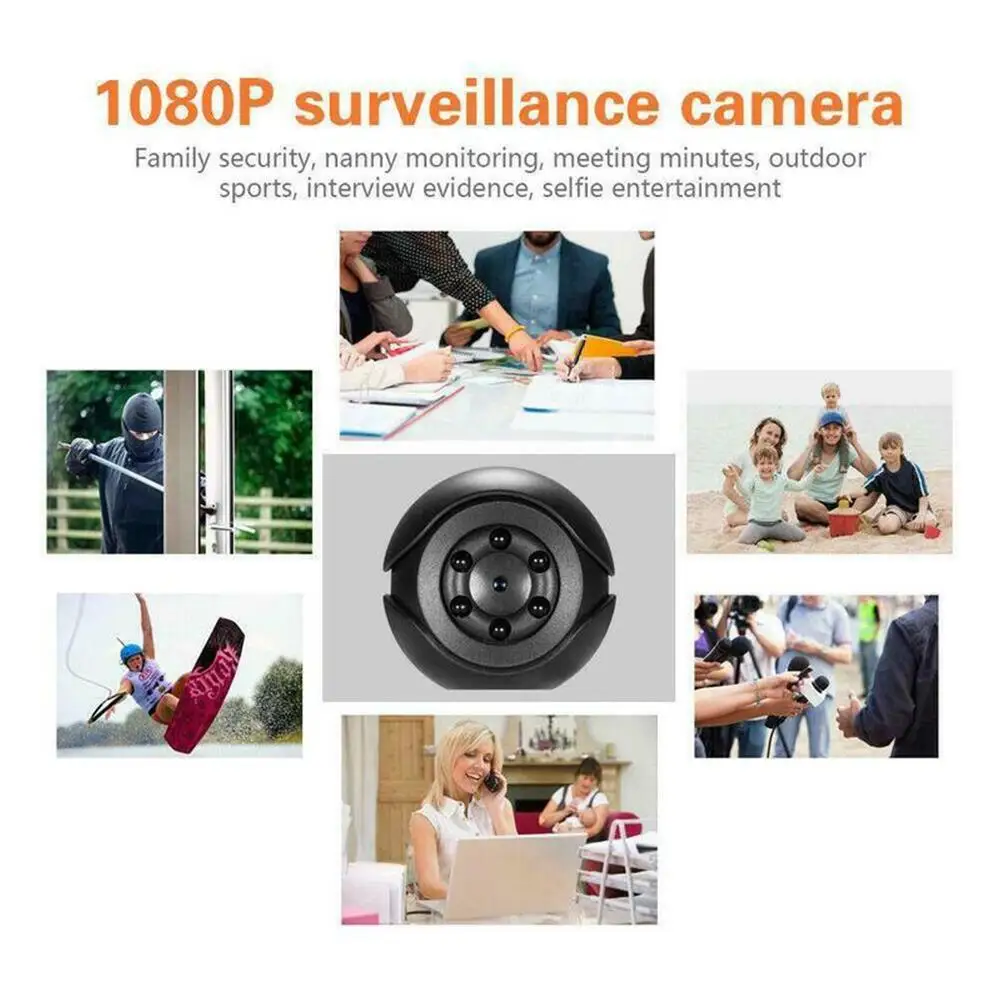

SQ6 Mini Camera 1080P IP Camera Portable Night Vision Camera Security Camera WiFi Wireless CCTV Camera Outdoor Motion Camcorder