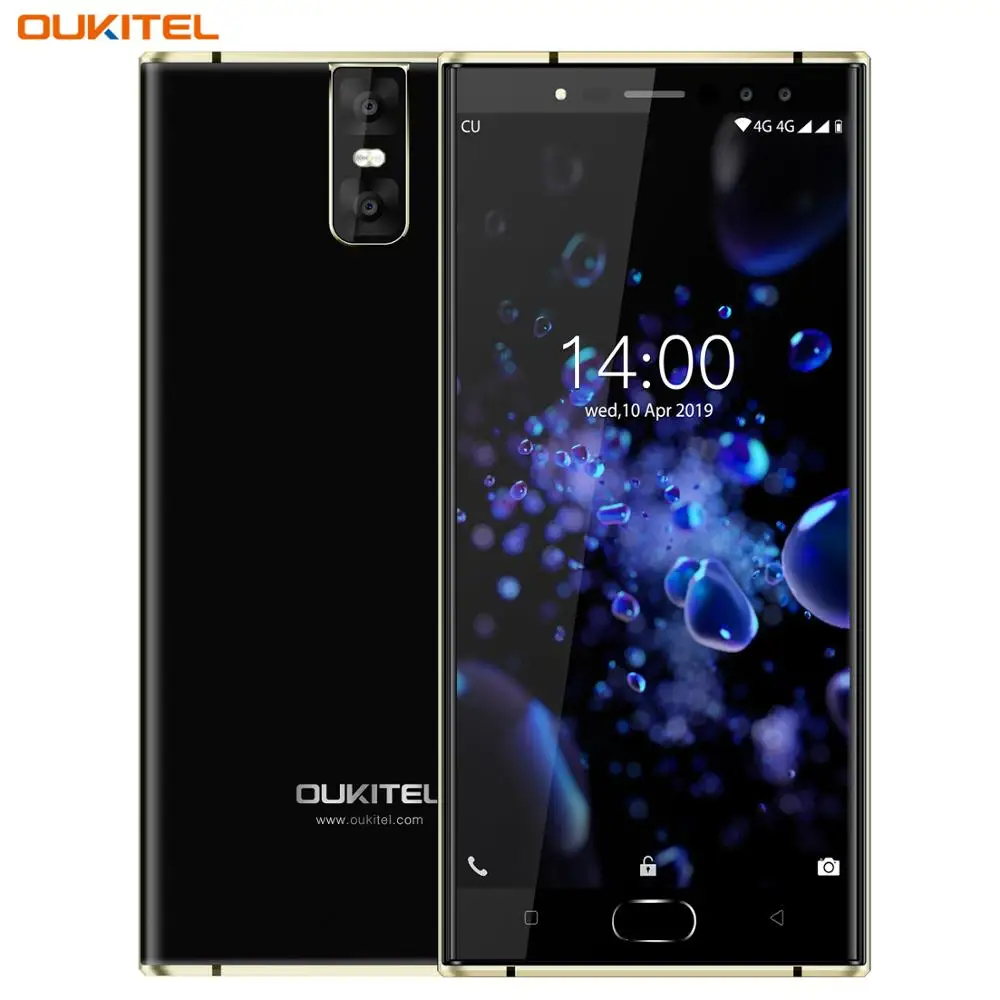 Oukitel K3 Pro 5 &quotдвойной 2.5D экран MT6763 Восьмиядерный 4 Гб 64 6000 мАч смартфон камеры s 13 МП