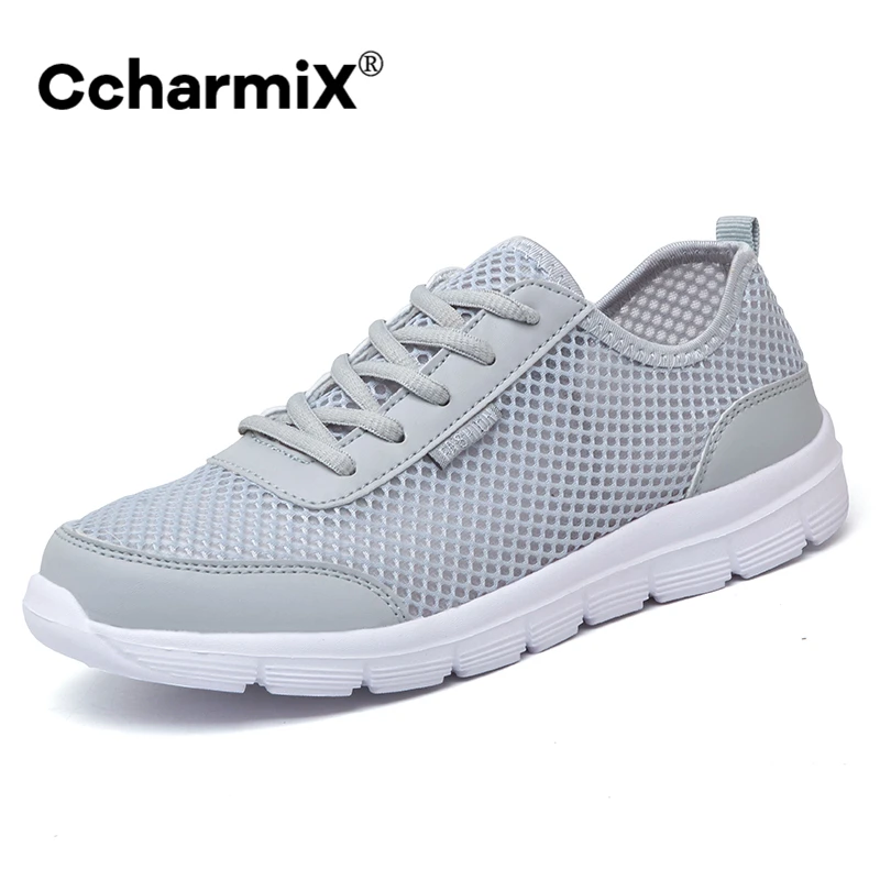 CcharmiX Lovers Shoes Summer Sneaker Wholesale Breathable Lightweight Mesh Tenis For Men Casual Teen Big Size |